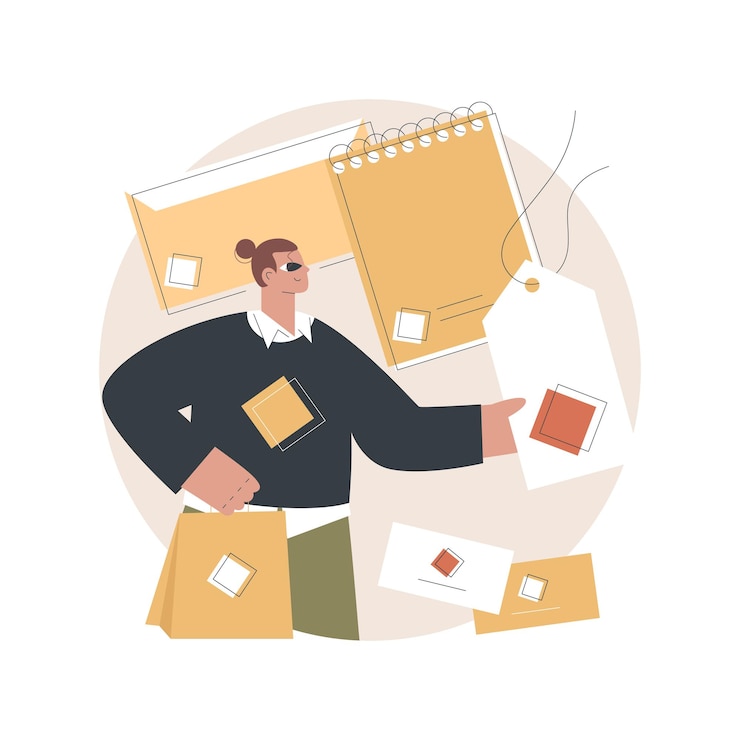 Free Vector packaging design abstract concept illustration