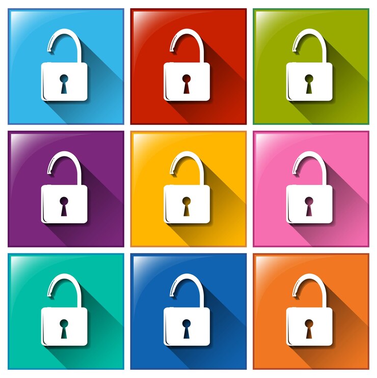 Free Vector padlock icons