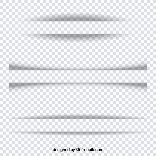 Page dividers collection without background