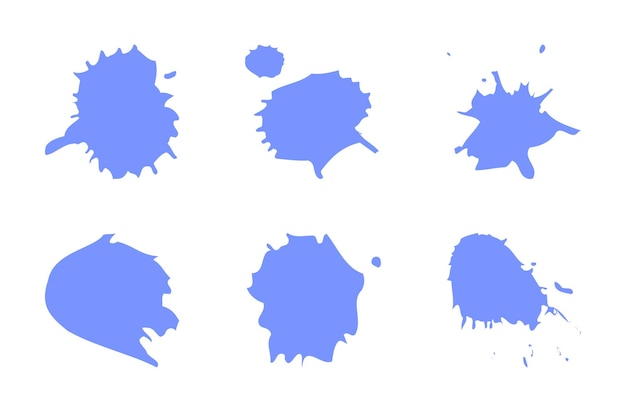 Free vector paint splats