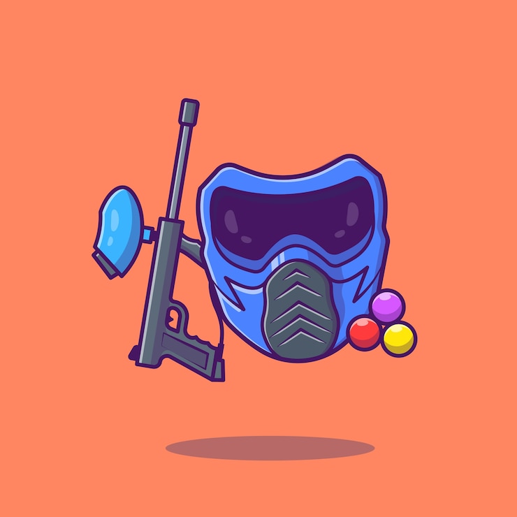 Free Vector paintball. sport