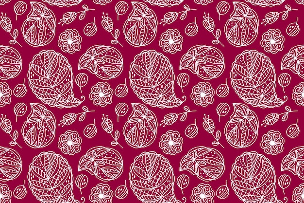 Free vector paisley bandana pattern