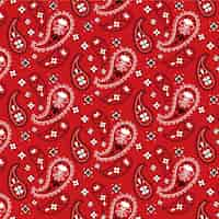 Free vector paisley bandana pattern