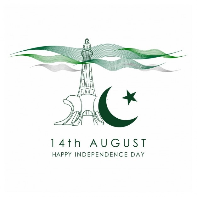 パキスタン独立記念日のお祝いカード