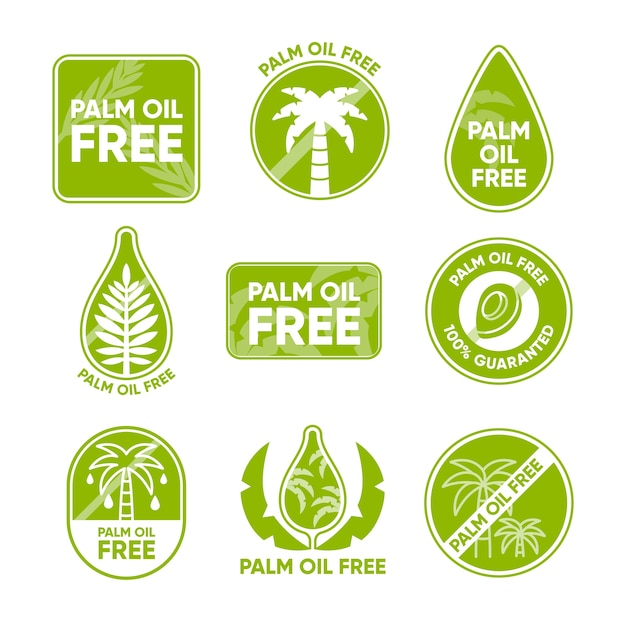 Palm oil sign collection