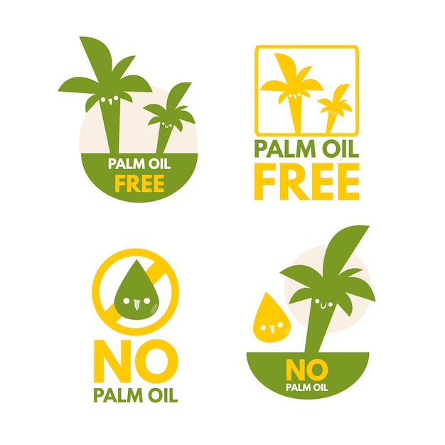 Palm oil sign collection