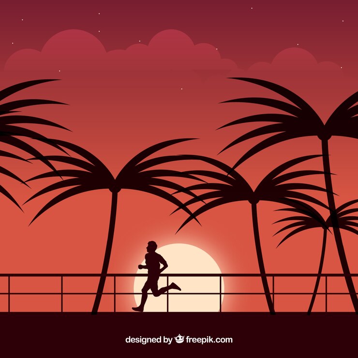 Free Vector palm tree background