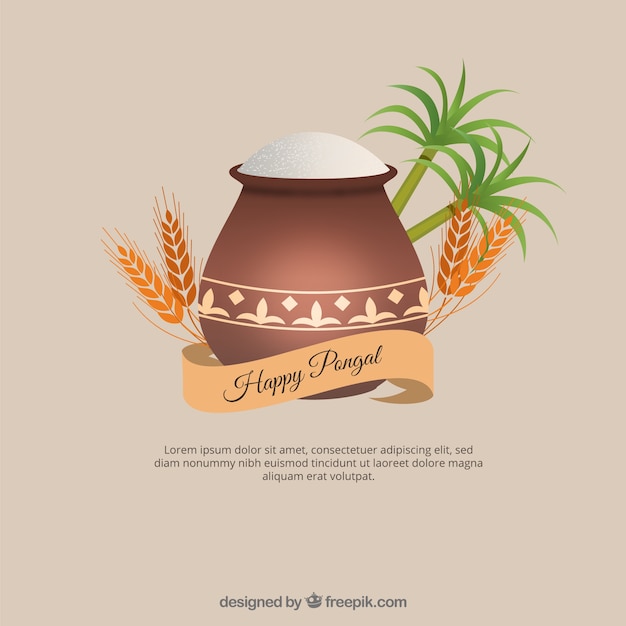 Free vector palm trees, wheat and plot with rice background