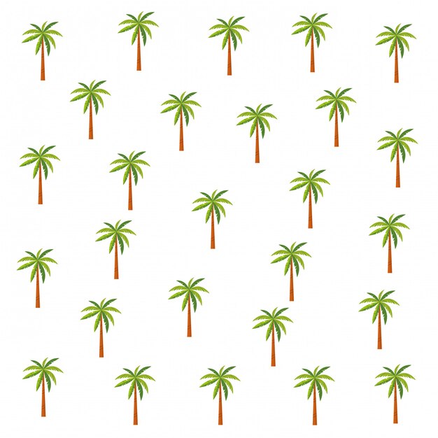 Palms pattern background cartoons