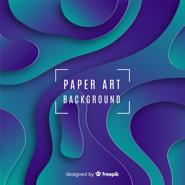 Paper art background