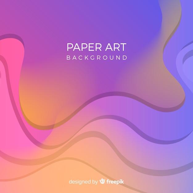 Paper art background