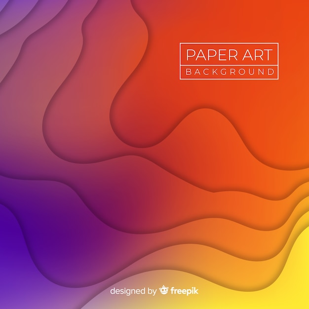 Paper art background