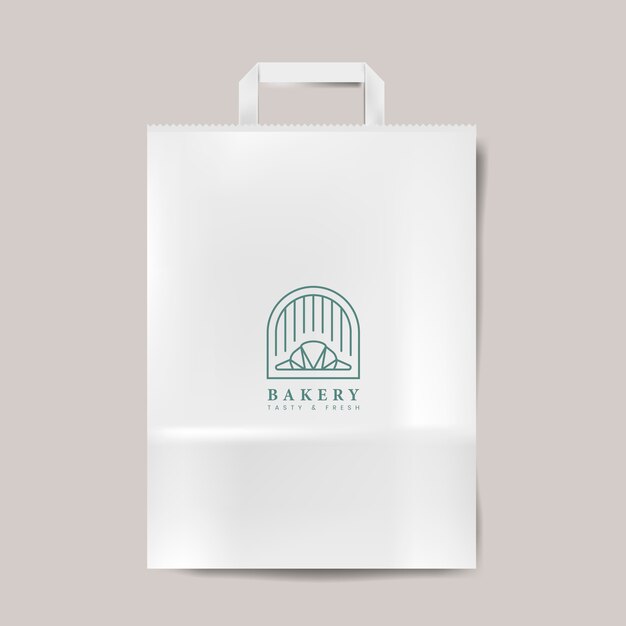 Download Free White Paper Bag Mockup Vectors 500 Images In Ai Eps Format
