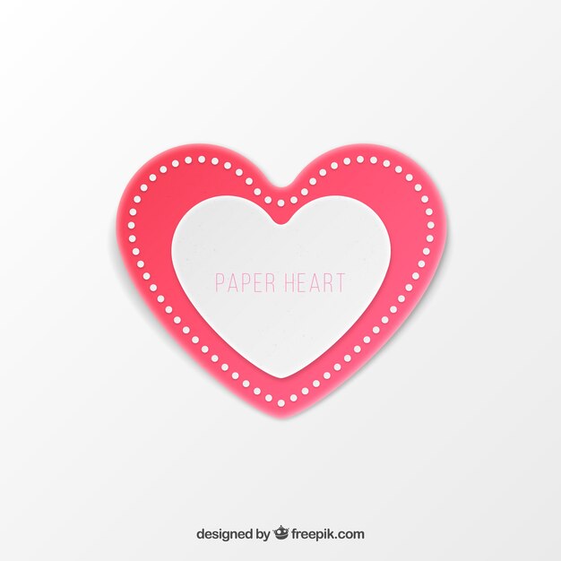 Free vector paper heart background