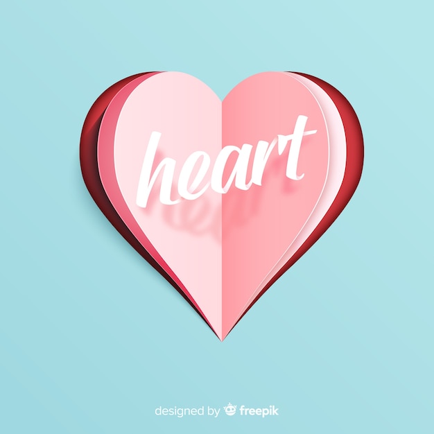 Free vector paper heart