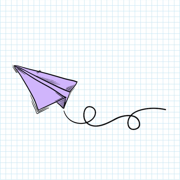 Paper Plane Vector Template – Free Download