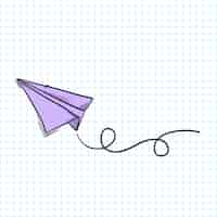 Free vector paper plane