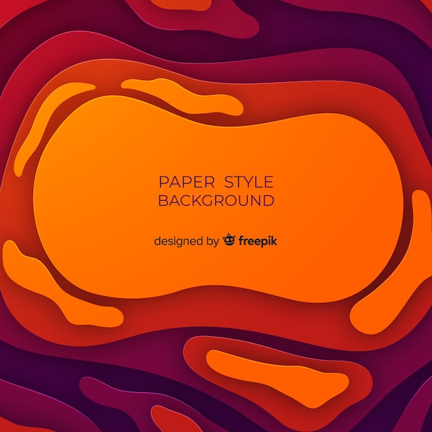 Free vector paper style background