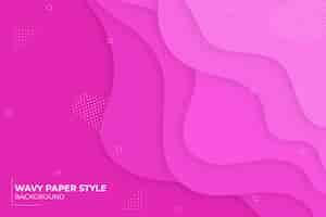 Free vector paper style dynamic background