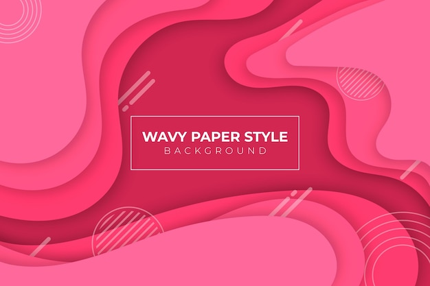 Paper style fluid background