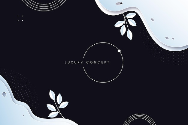 Free vector paper style luxury background