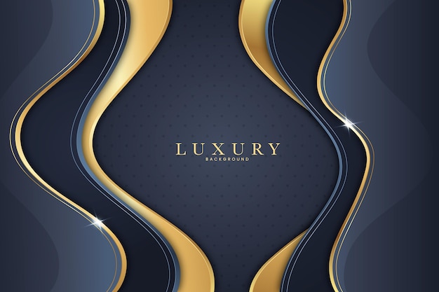 Free vector paper style luxury background