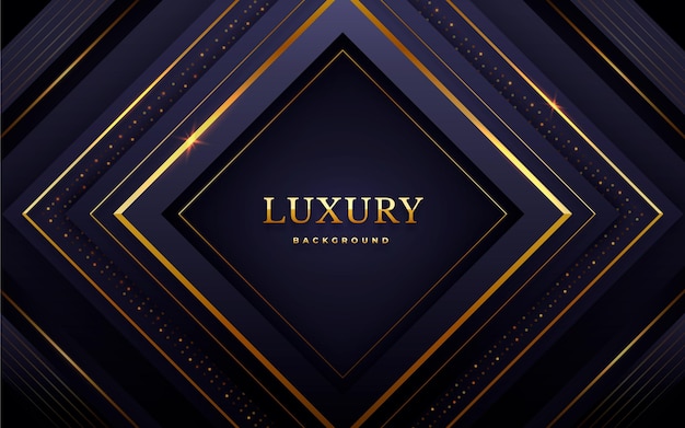 Free vector paper style luxury background