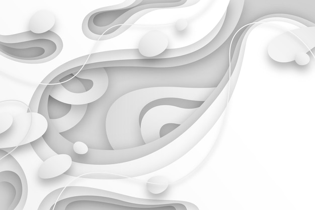 紙のスタイルの波状の抽象的な背景