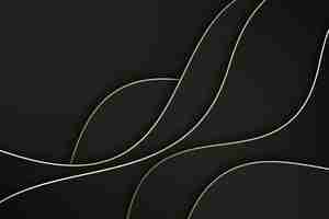 Free vector paper style wavy background