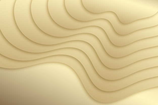 Free vector paper style wavy background