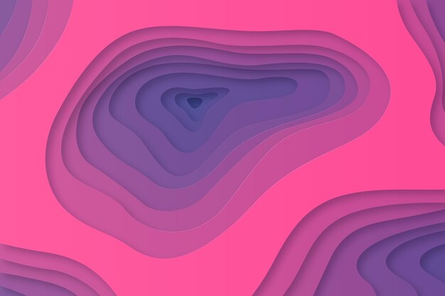 Paper style wavy background
