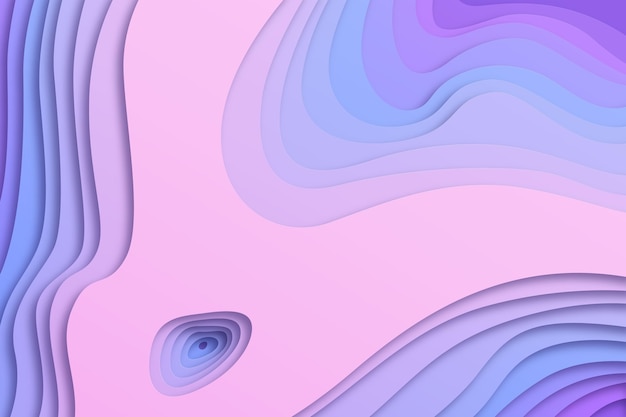 Paper style wavy background