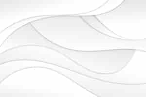 Free vector paper style white monochrome background