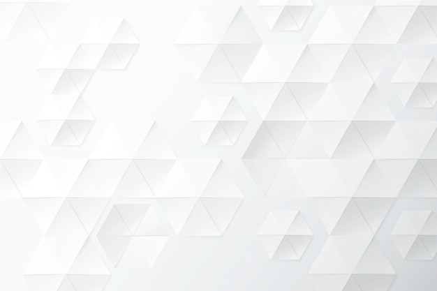 Free Vector paper style white monochrome background