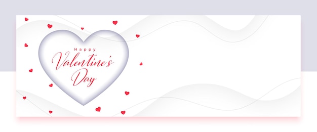 papercut style valentine day greeting banner for lovers affection