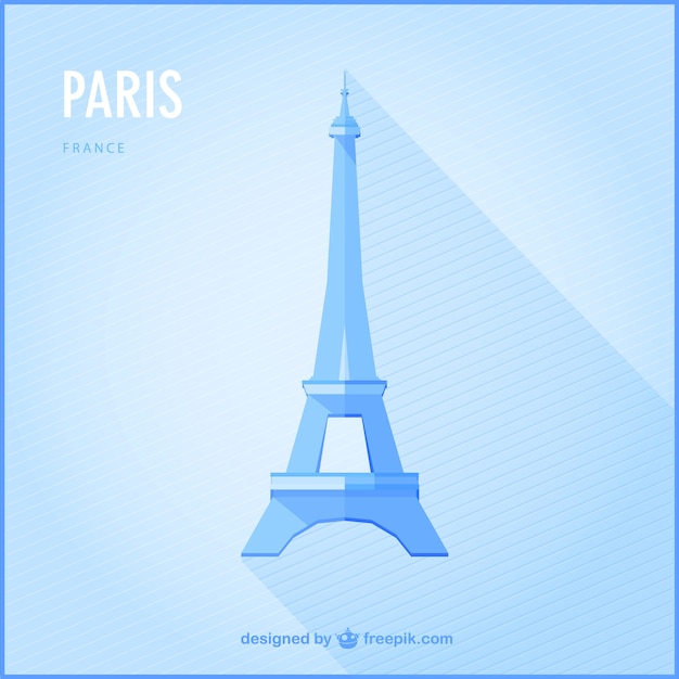 Free vector paris eiffel tower