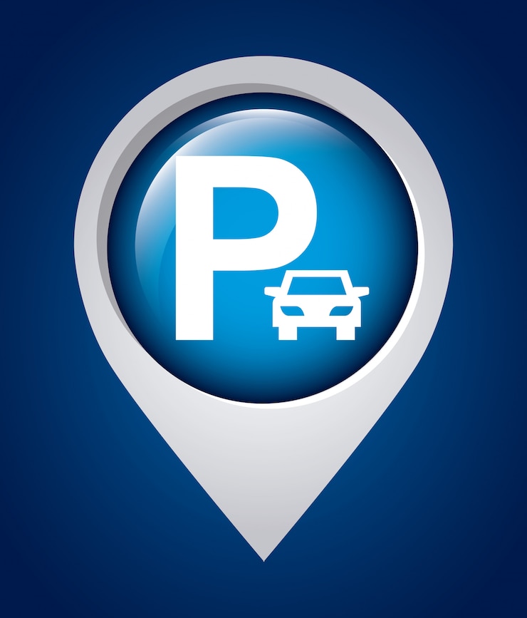 Free Vector parking graphic design  vector illustration