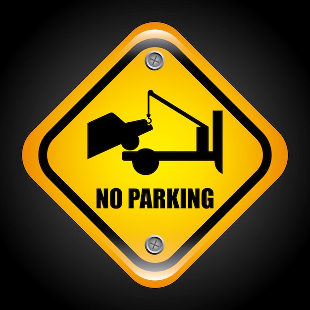 Parking graphic design  vector illustration