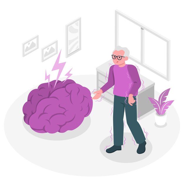 parkinson concept illustration