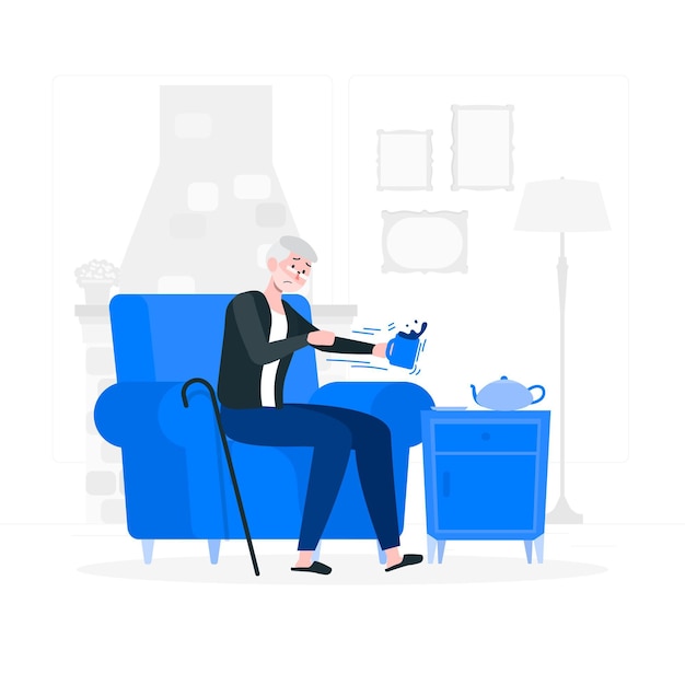 Parkinson concept illustration