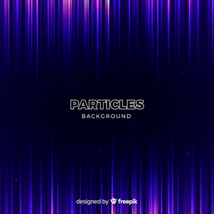Free Vector particles background