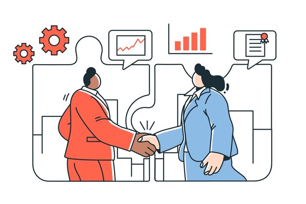 partnership concept illustration