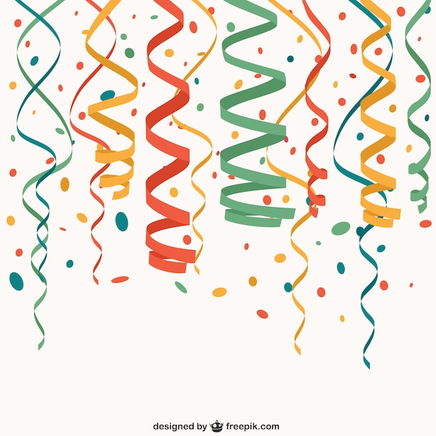 Free vector party confetti