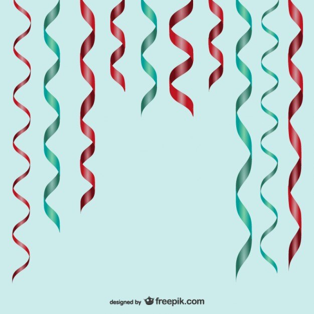 Free Vector party decorations vector