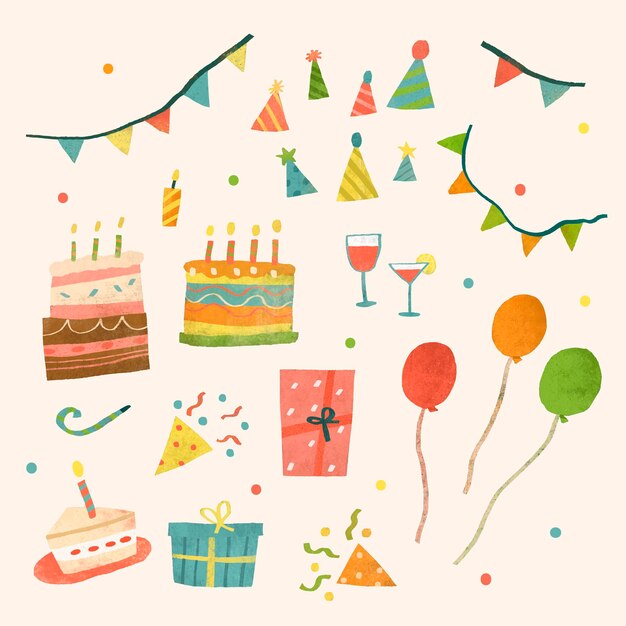 Party doodle celebration design
