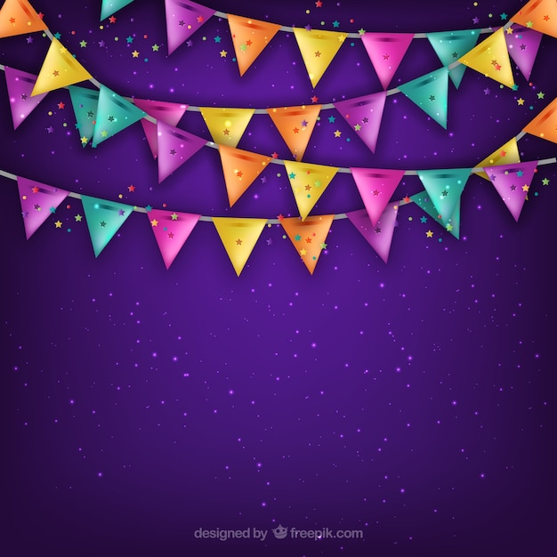 Free vector party garland