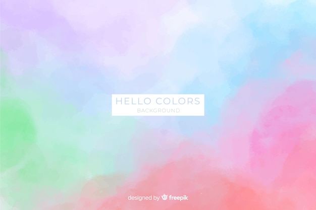 Pastel color watercolor stain background