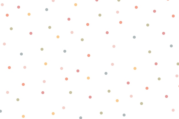 Vettore gratuito colore pastello polka dots sfondo