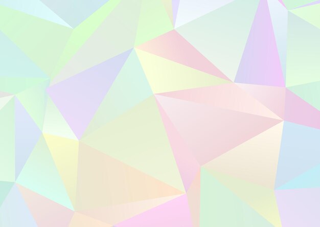 Pastel coloured low poly design background