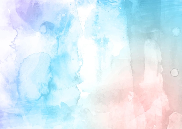 Free vector pastel coloured watercolour texture background